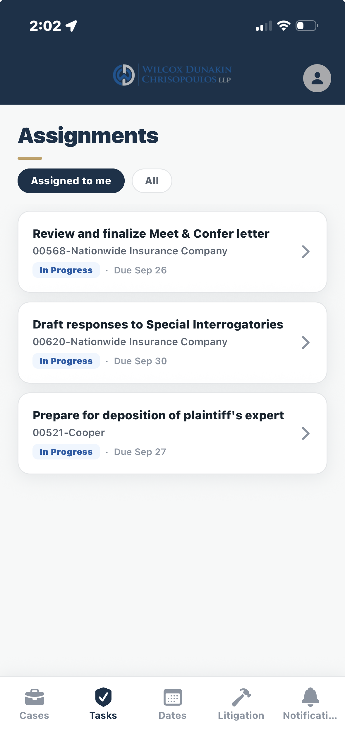FirmRx firm app screen 2