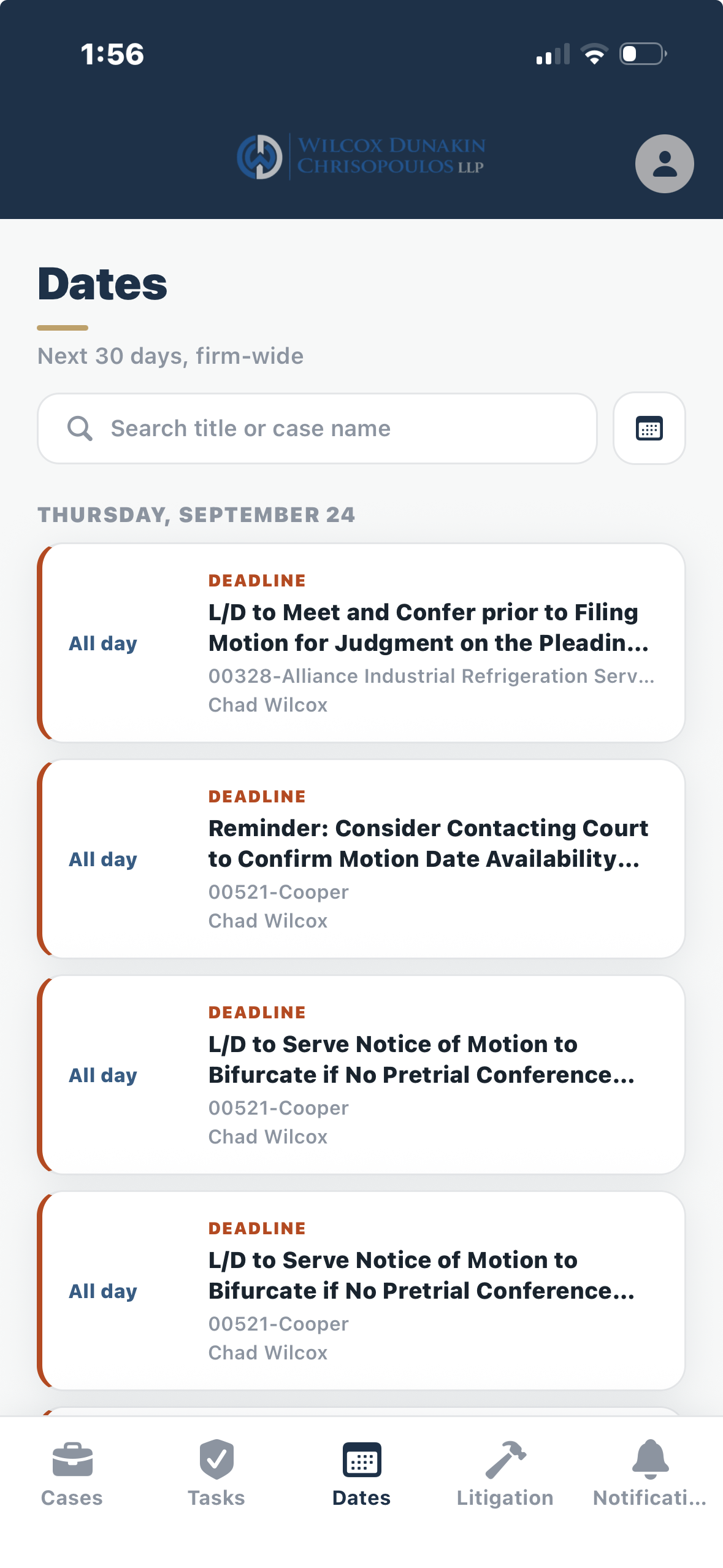 FirmRx firm app screen 3